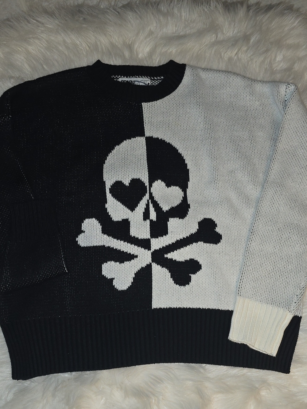 Beach Riot Callie Skull Sweater SIZE XS